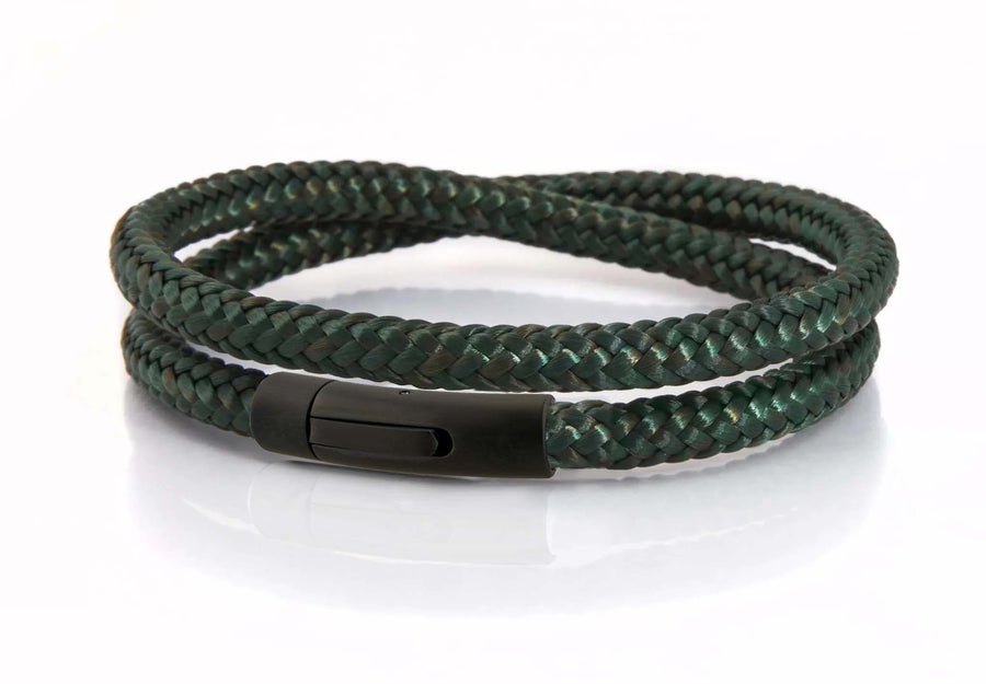 Браслет SAILOR ЧЁРНЫЙ 6мм двойной R